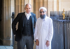 Simon Henderson and Hamid Patel at Eton College