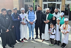 Local Muslims celebrated Mawlid An-Nabi, the birthday of the Prophet Muhammad