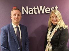 Craig Wood, local director for north Manchester and Lancashire, retail banking, NatWest, and Yvonne Sampson, head of enterprise at GM Business Growth Hub