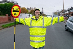 Barry Jones is the third generation of his family to become a school crossing patrol