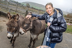 Gemma Atkinson at Bleakholt Animal Sanctuary