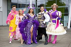 The cast of this year’s Middleton Arena Christmas panto, Sleeping Beauty