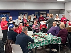 The group organised a Christmas party, overcoming financial limitations with contributions and support from the community