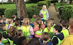 Blooming marvellous: Primary school pupils spruce up Taylor Park