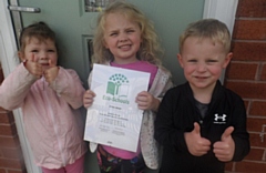 Pupils at Middleton Nursery School awarded Eco-Schools’ Green Flag