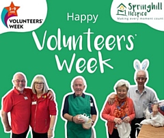 Over 200 volunteers support Springhill Hospice