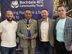 Rochdale AFC Military Veterans were named ‘Team of the Year’