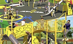 New Castleton play area to be ready next month