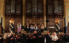 Children from Rochdale primary schools at their graduation