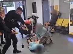 Family request “time to heal” after brutal airport video of police stamping on man’s head 