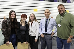 Staff and students at Wardle Academy