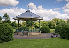 The Grade II-listed Hare Hill Park bandstand in Littleborough will be restored.