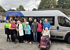 The fully accessible 17-seater vehicle, which includes four wheelchair bays, was gifted by Dennis Wise