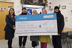 The team united their community to make an incredible difference for Petrus
