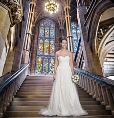 The grand staircase at Rochdale Town Hall. The famous venue hosts Rochdale Wedding Show on 2 March