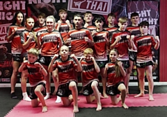 The team from Valley Thai Boxing who are heading to the World Championships in Thailand