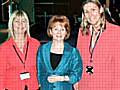 Ellen Wintle-Yates, Chair of New Heart for Heywood Partnership, Hazel Blears MP, Secretary of State for Communities and Local Government and Vicki Devonport, Chief Executive of New Heart for Heywood at the national conference in London