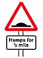 Speed Hump Warning Sign