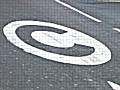 Congestion charge road marking