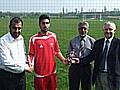 Razwan Masood - man of the match award from the councilors.