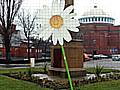 one of the 10 Giant 12ft daisies to be found around Rochdale 