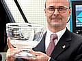 Tony Daniels with Queen's Award for Enterprise