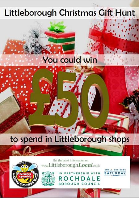 Littleborough Christmas Gift Hunt - Win £50 to spend in Littleborough shops