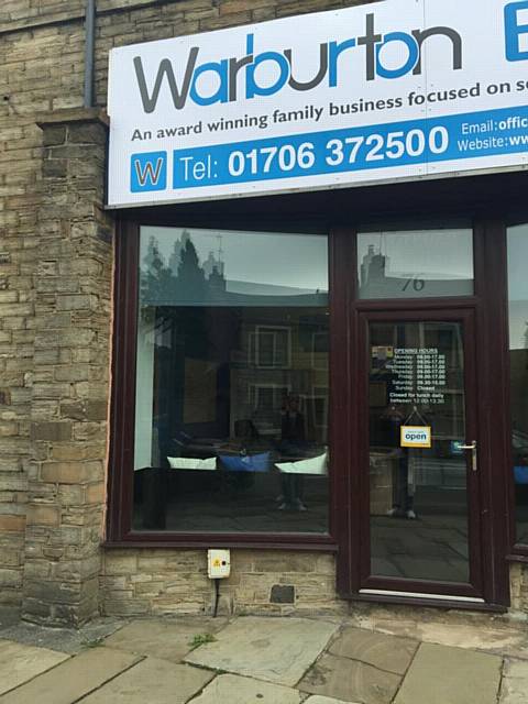 Children are being asked to decorate the window of Warburton Estates on Featherstall Road