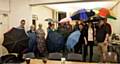 Hare Hill Heroes celebrate National Open Your Umbrella Indoors Day on Friday 13th