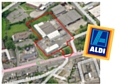 The proposed Aldi store will be located on Stockton Street, off Featherstall Road