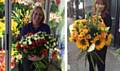 The Flower and the Glory owner Carole Stirzaker and floristry apprentice Emma Forbes