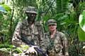 Corporal Robert Haile and Lance Corporal Kim Little in Belize