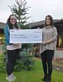 Shannon Clegg and Julie Dunkley raised £2000 for Springhill Hospice